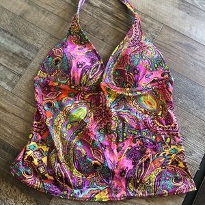 Victoria’s Secret paisley halter tankini